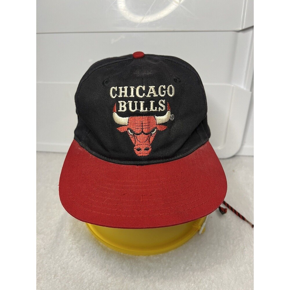 Chicago Bulls Twins Enterprise Vintage NBA Drawstring Strapback Cap Hat